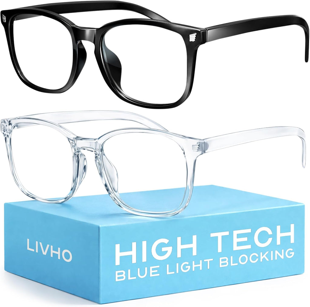 High Tech Blue Light Glasses - Advanced Blue Light Blocking Computer Glasses - Screen Fatigue & UV Protection