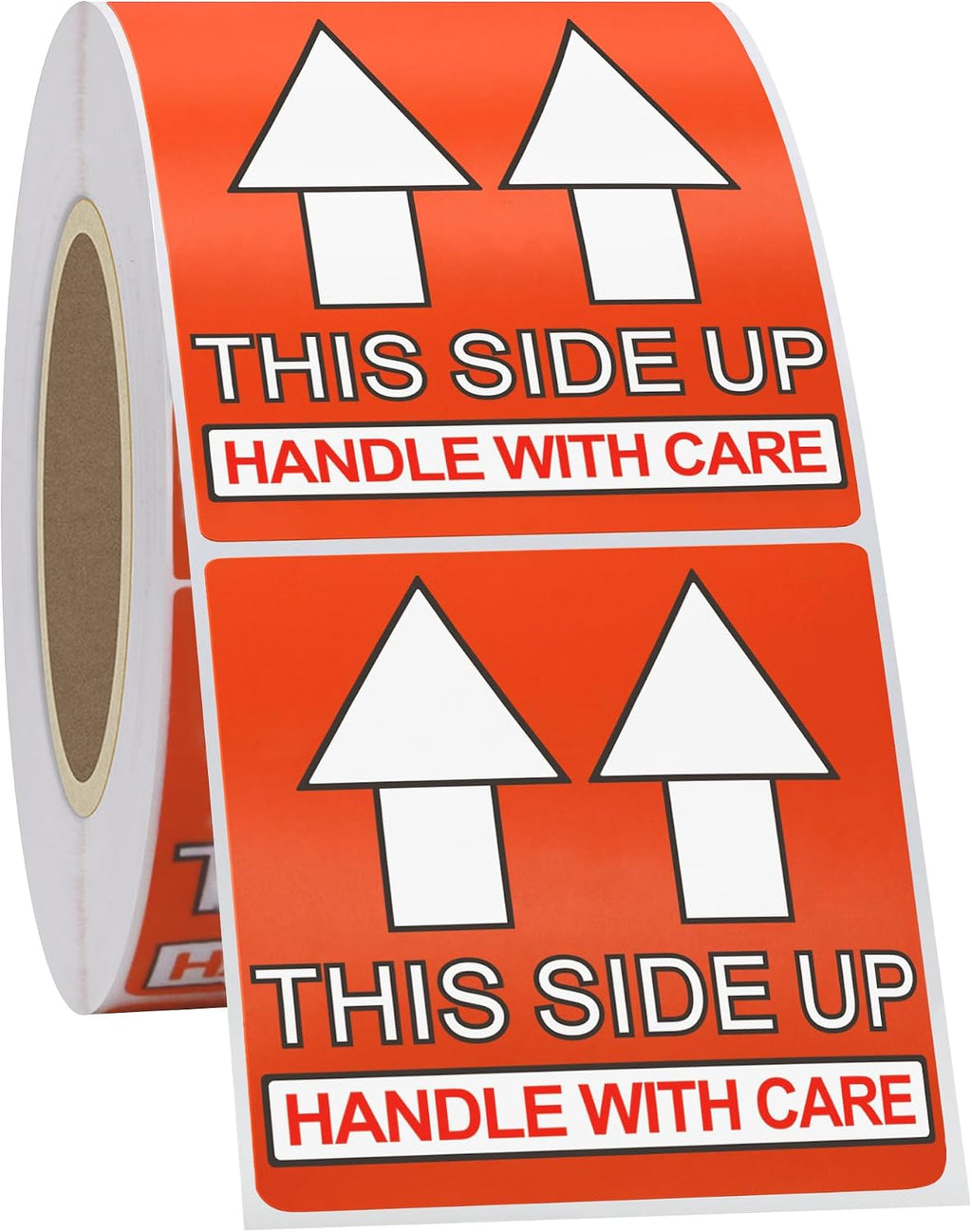 2x2 Inch This Side Up Warning Stickers for Shipping and Packing Total 300 Per Roll