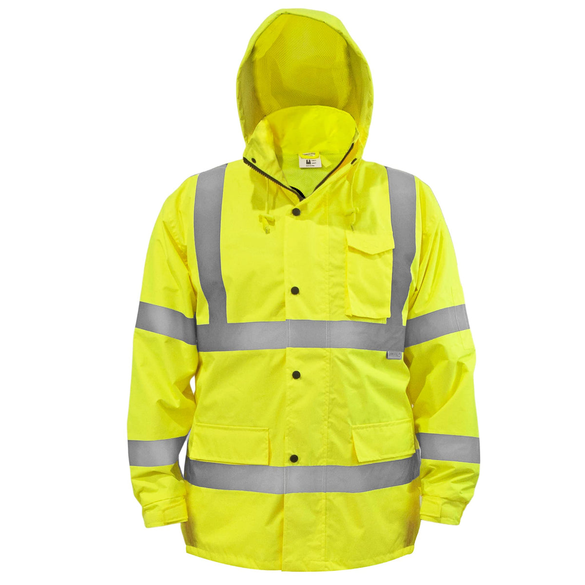 Class 3 Hi-Vis Waterproof Rain Jacket