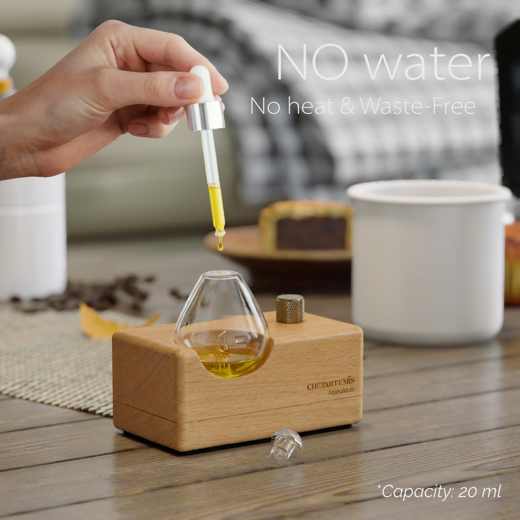 Waterdrop Waterless Essential Oil Diffuser for Aromatherapy