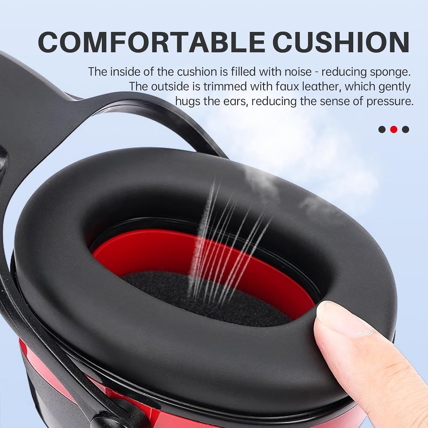32dB Ear Muffs for Hard Hats, Safety Hearing Protection, Black | Noise reduction hearing protection. Comfortable