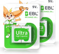 9V Rechargeable Batteries 150mAh Ni-MH, 4-Pack | Long-Lasting 9 Volt Batteries for Smoke Detectors, Toys, and