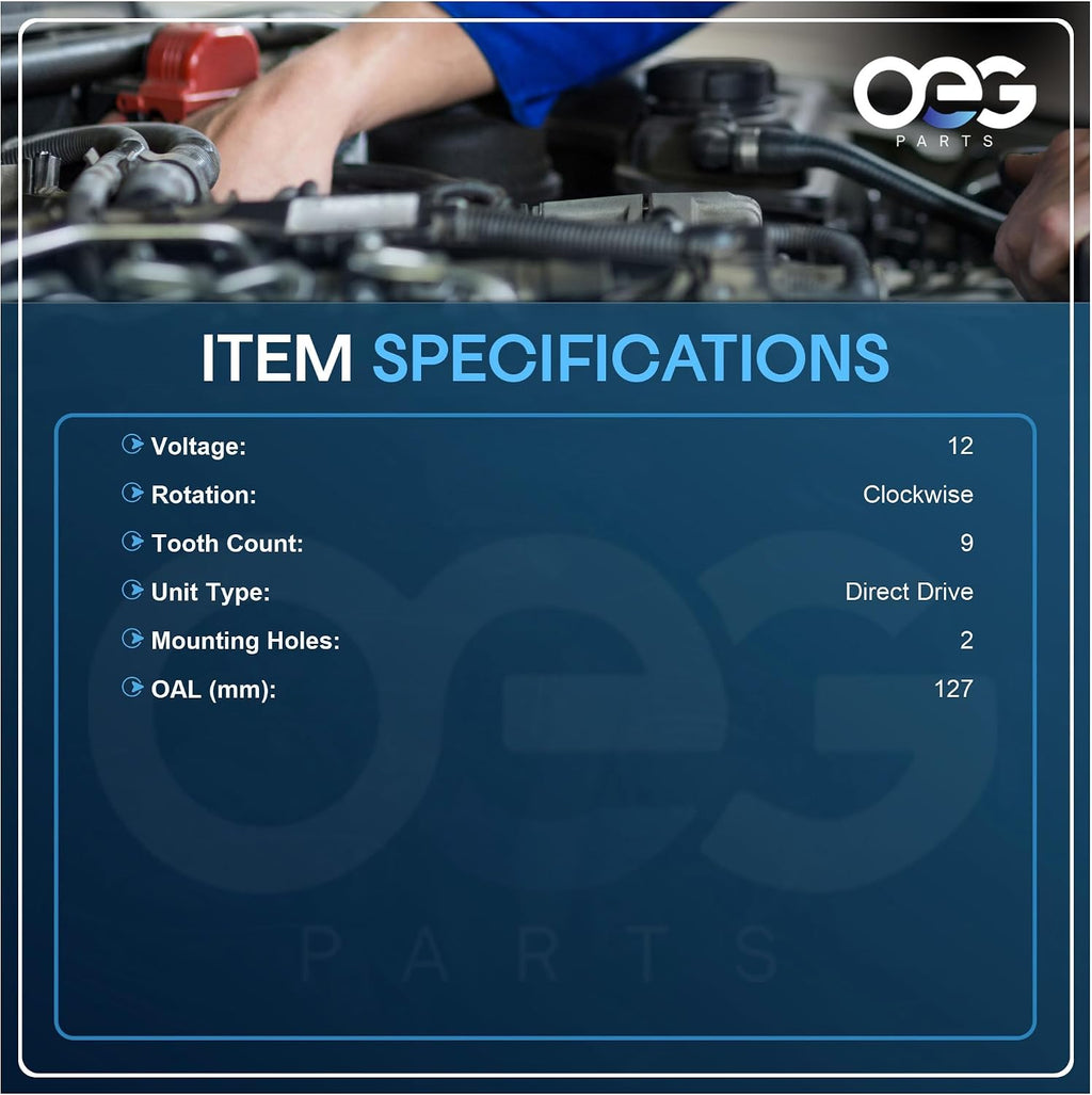 OEG Parts Starter Fits Yamaha XVS13 Stryker 2011-2017 5S7-81890-10-00