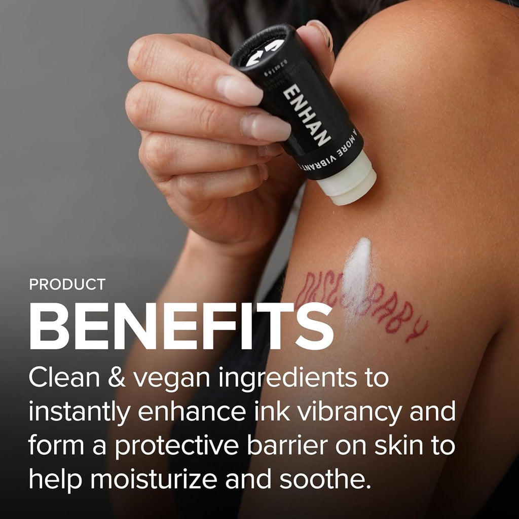 Enhance Tattoo Balm Stick, Tattoo Aftercare, 3 Pack