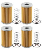 4PCS Fuel Filter with O-ring Spring 15521-43160 Fit for Kubota