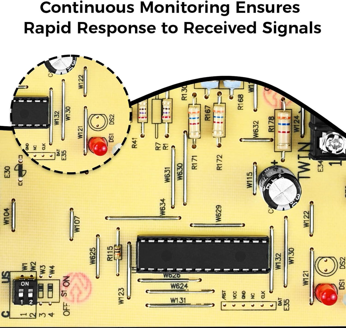 New Upgrade PCBBF112S Furnace Control Board Replacement for Goodman PCBBF112S Control Board; Replacement for Furnace Control Circuit Board PCBBF112, PCBBF123, PCBBF123S, PCBBF110S, PCBBF110