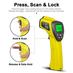 BTMETER Infrared Thermometer Laser Temperature Gun 980D