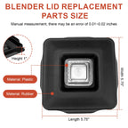 Blender Latching Bottle Lid for WildSide&FourSide Jars Lid for Blendtec Jar