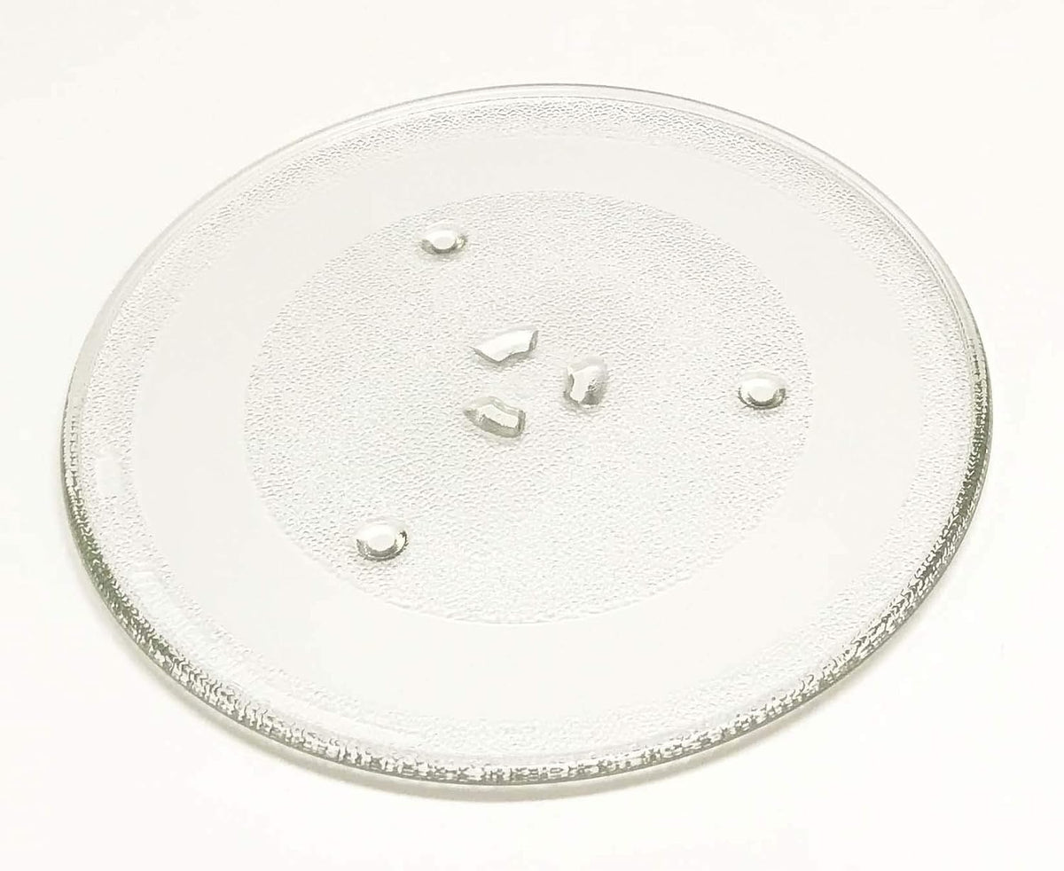 Microwave Glass Plate Compatible with Samsung Model Numbers ME16H702SEB, ME16H702SEB/AA, ME16H702SEB/AC