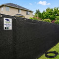 Fence Privacy Screen 180 GSM Heavy Duty Mesh, 4x50 FT Black