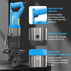 5/8 Inch Electric Hydraulic Rebar Bender 1400W 2-3s Fast Bending | 110V Electric Rebar Tool for 5/32’’ to 5/8’’