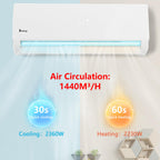 24,000 BTU Mini Split Air Conditioner, 20 SEER 230V