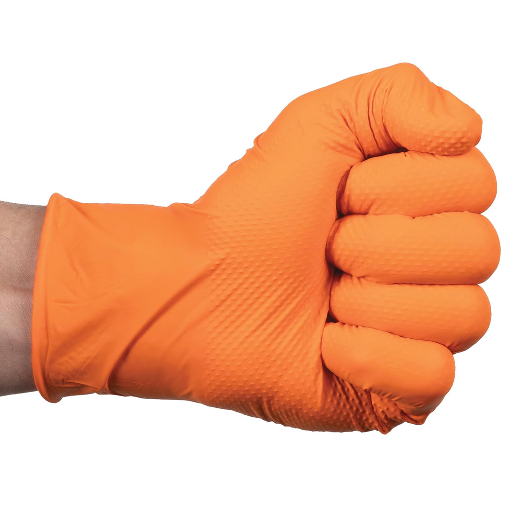 ForPro Heavy Duty Disposable Nitrile Gloves, 8 Mil, Powder & Latex-Free