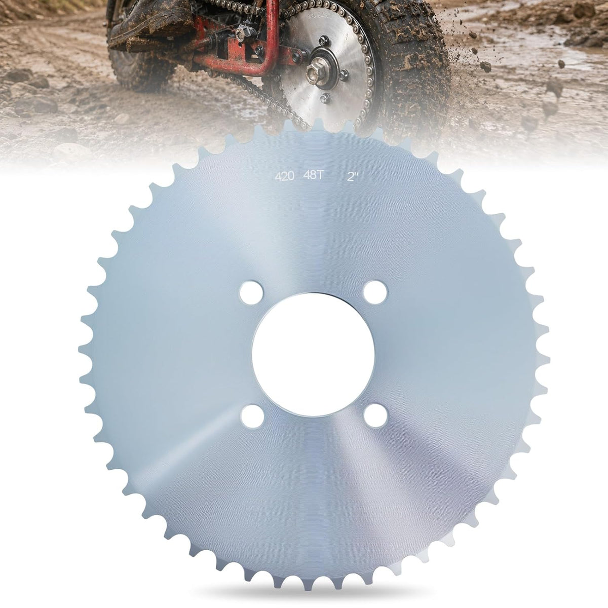 48 Tooth Go Kart Sprocket for #40#41 420 Chain