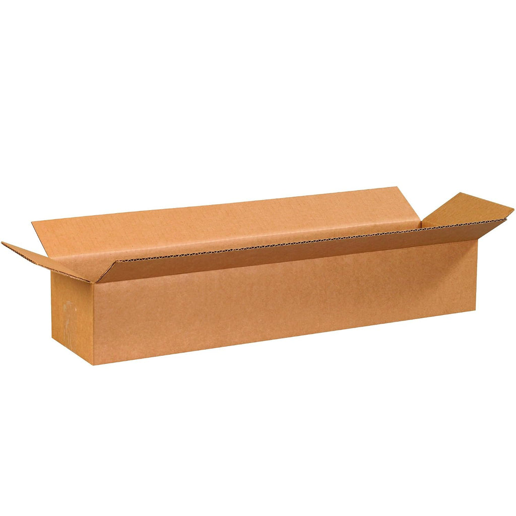 Shipping Boxes 24"L x 6"W x 4"H 25-Pack Long Corrugated Boxes for Moving, Shipping, Mailing, Packing, Packaging and
