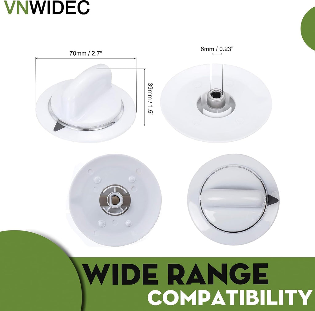 2PC Dryer Timer Knob for GE GTDX100EM1WW GTDX180ED3WW GTDX180ED0WW