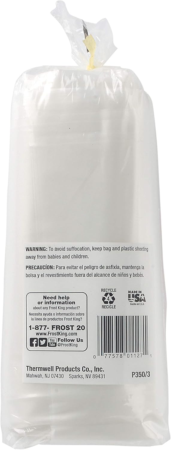 P350/3 Polyethylene Sheeting, 3' x 50 ' x 3 mil, Clear