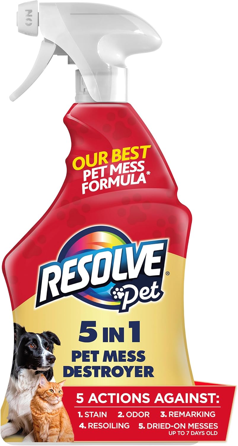 5-in-1 Pet Carpet Cleaner Spray for Stains & Odors, 22oz