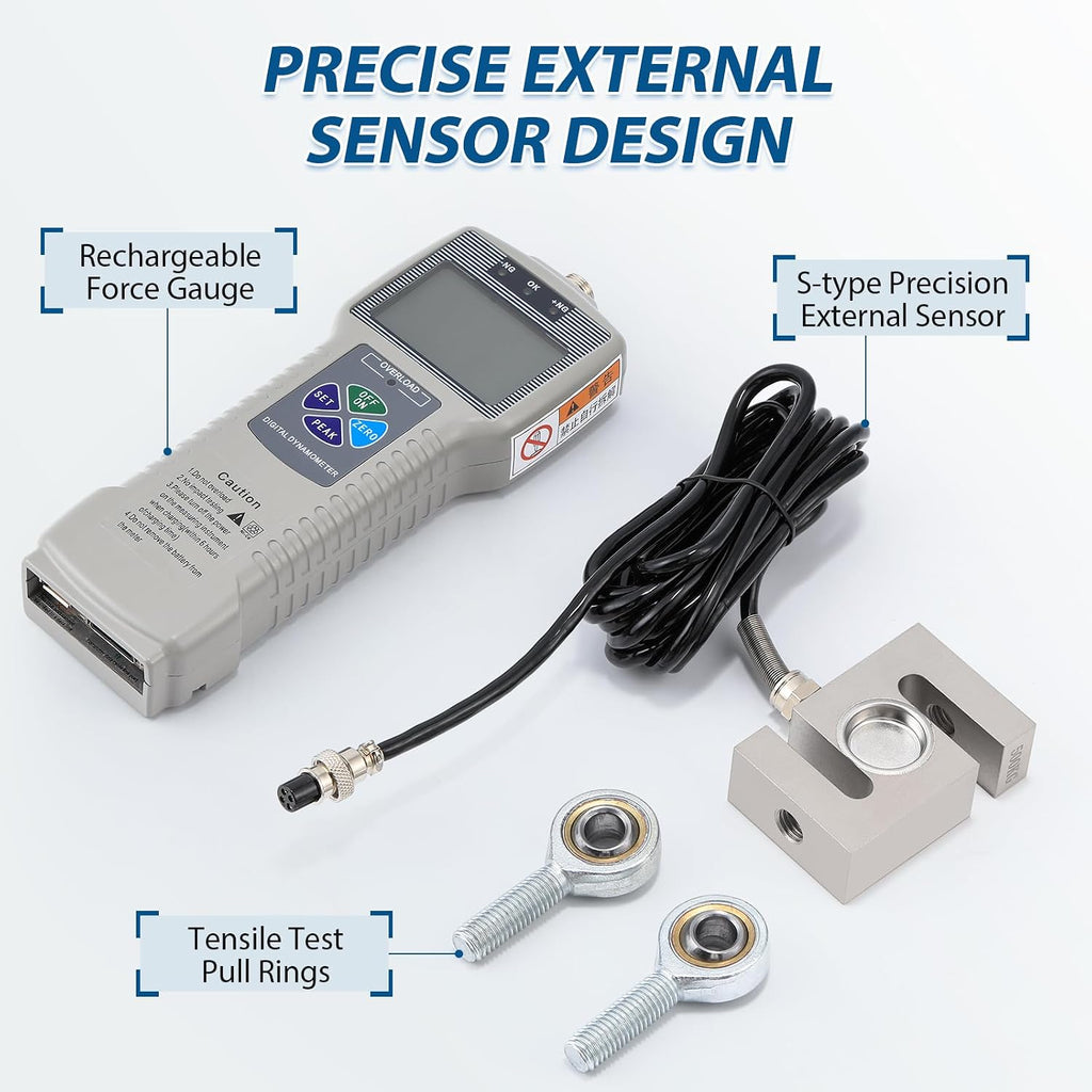 BAOSHISHAN DS2-2000N Digital Force Gauge with External Sensor