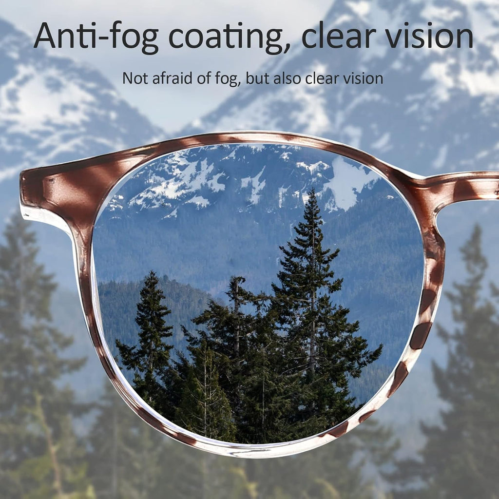 2 Pairs Anti Fog Safety Goggles Protective Glasses Blue Light Blocking Eyeglasses for Men Women