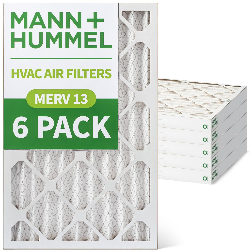 14x20x2 MERV 13 Pleated 2" AC Furnace Air Filter. 6 Pack