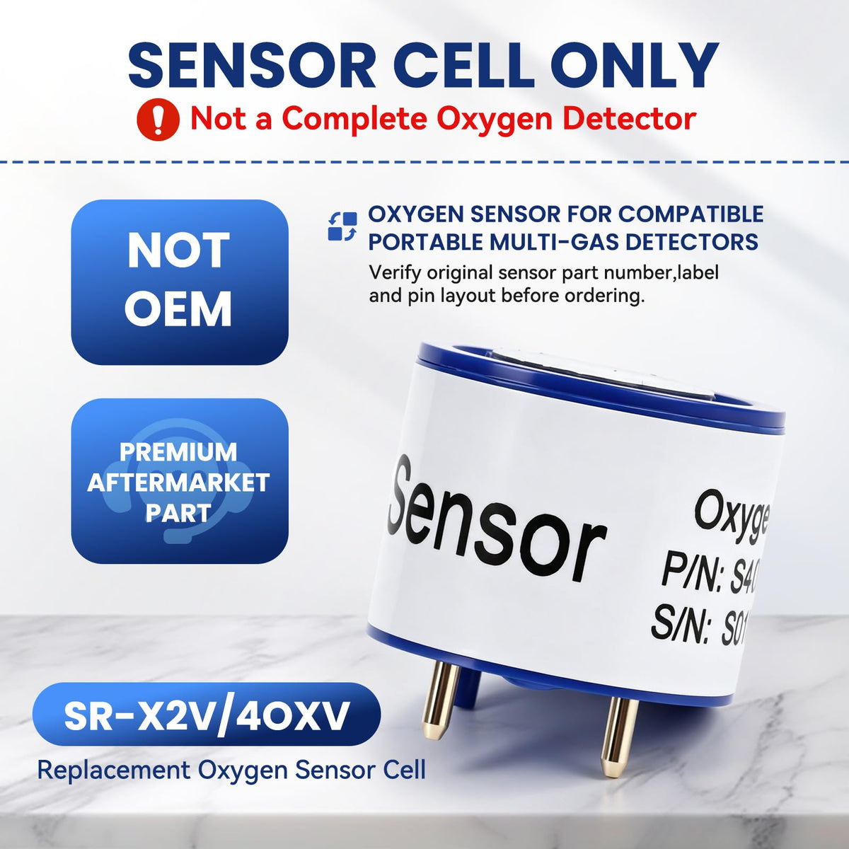 40XV Oxygen Sensor AAY80-390, 4OXV O2 Sensor, 1 Pack