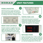KORAD KD3005P - Programmable Precision Variable Adjustable 30V, 5A DC Linear Power Supply Digital Regulated Lab Grade…