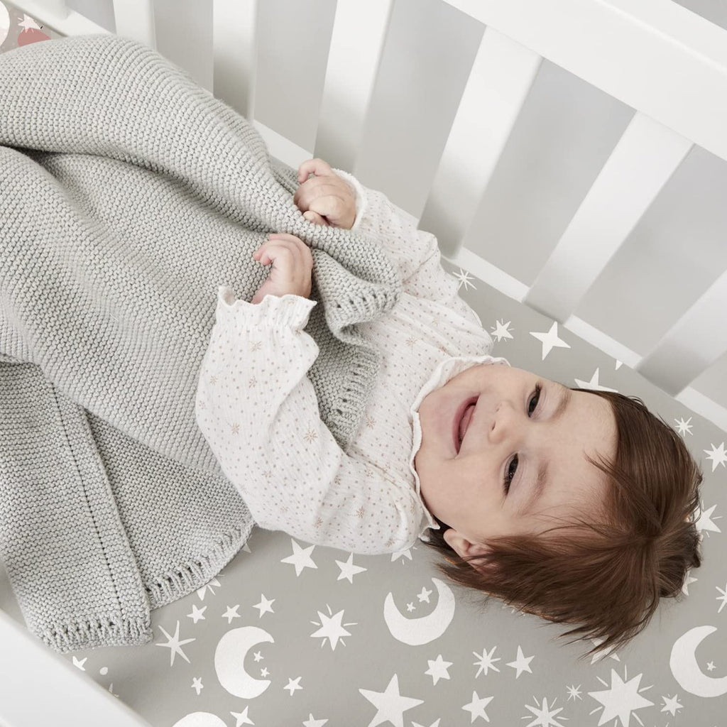 Crib Sheets for Baby Boys 4 Pack, 28"x 52" Extra Soft Microfiber Crib Sheet Set for Standard Crib & Toddler Mattress