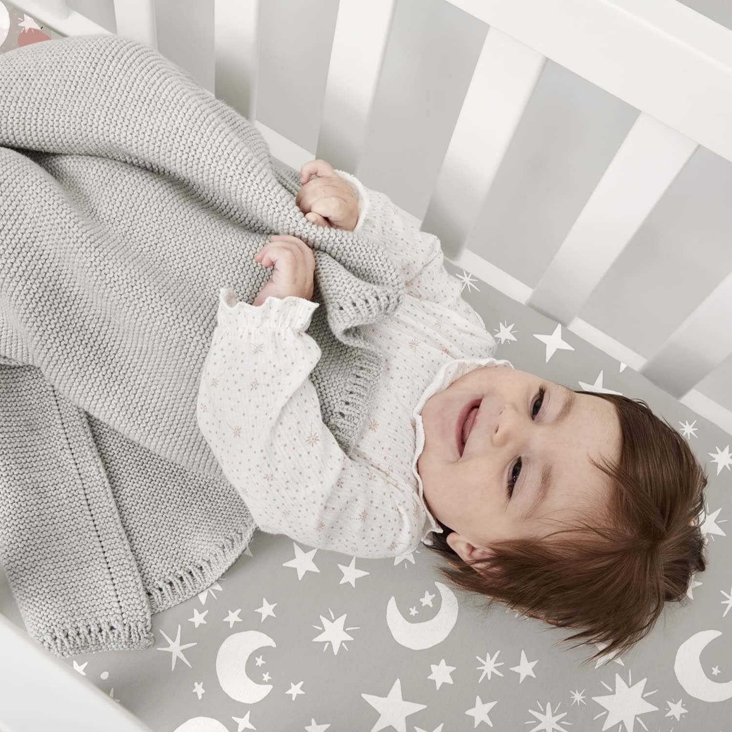 Crib Sheets for Baby Boys 4 Pack, 28"x 52" Extra Soft Microfiber Crib Sheet Set for Standard Crib & Toddler Mattress