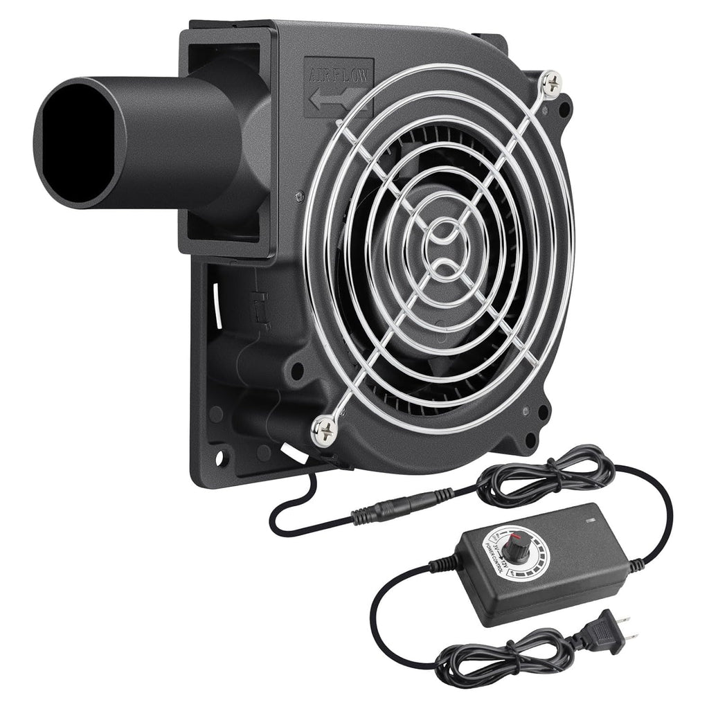 Wathai 120mm x 32mm Small Blower Fan 12V with AC 110V 120V Variable Speed