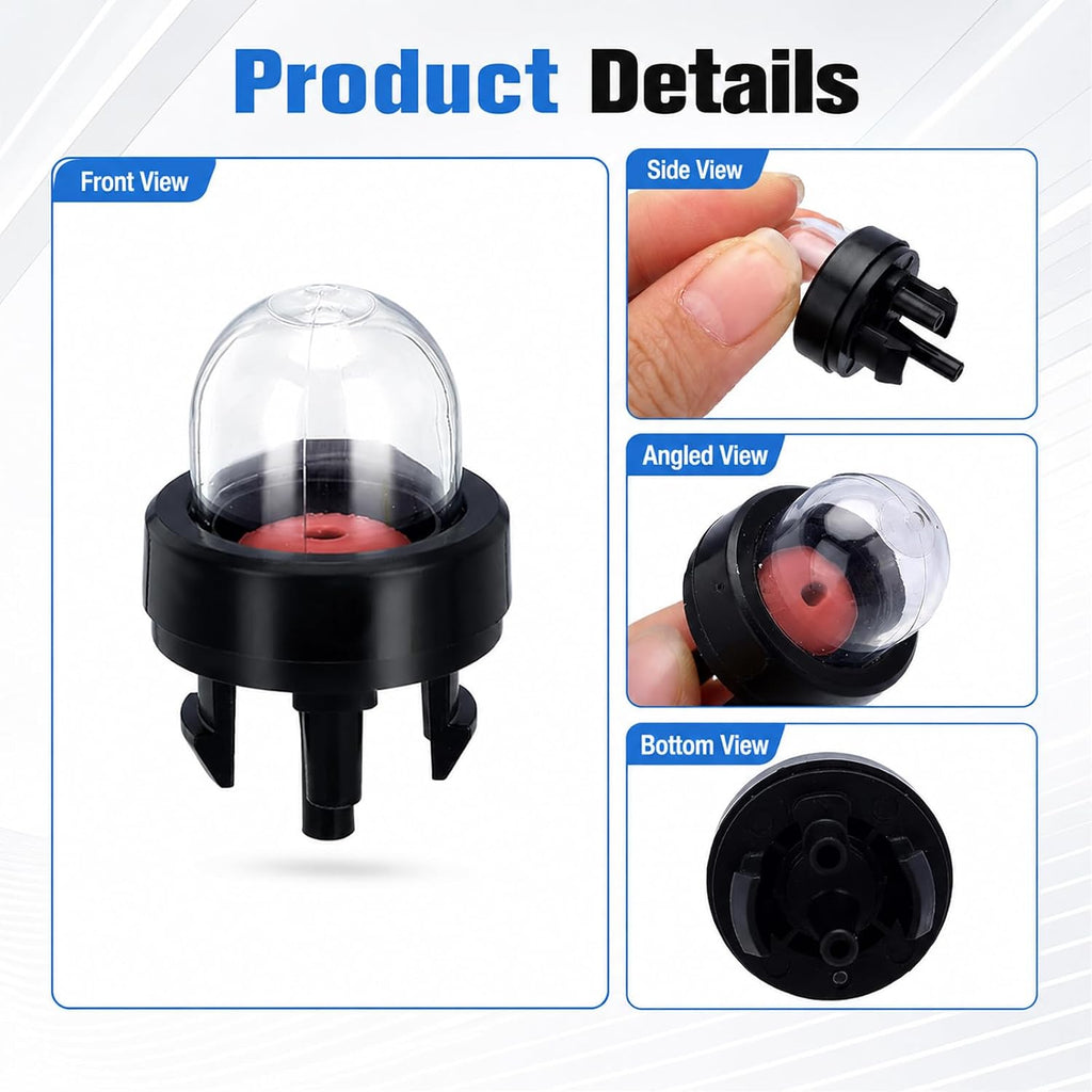 Poweka 5pc Primer Bulb Fuel Pump Compatible with S-tihl MS211 MS192T MS210 MS230 MS250 FS36 FS40 FS44 FS120 FS250 Trimmers Chainsaws, Replace 4130 350 6200