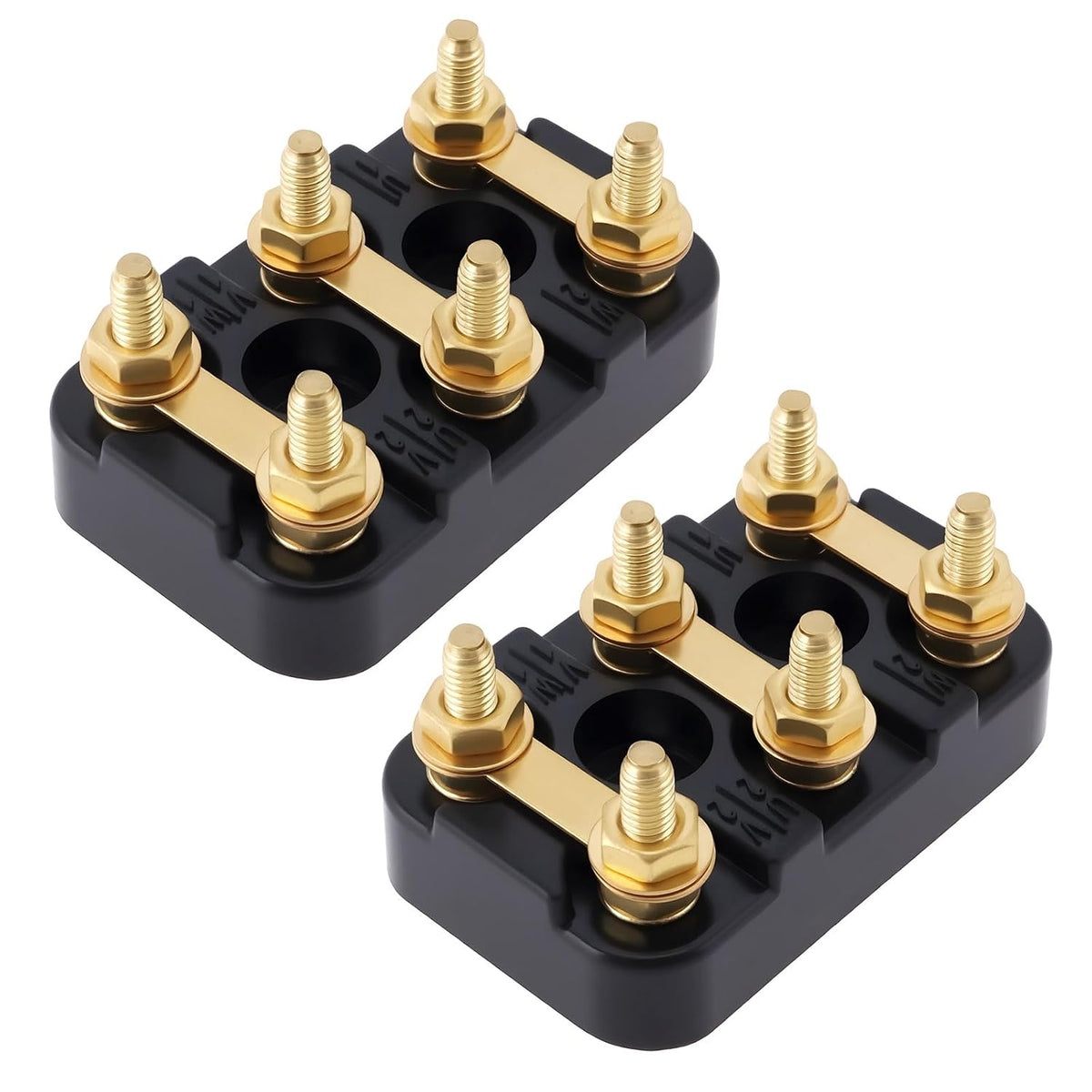 2Pcs M4 Electric Motor Terminal Block 50x32mm Suitable for Most Electric Motors Generators