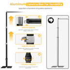 10ft x 10ft Adjustable Pipe and Drape Backdrop Stand Kit(Black)
