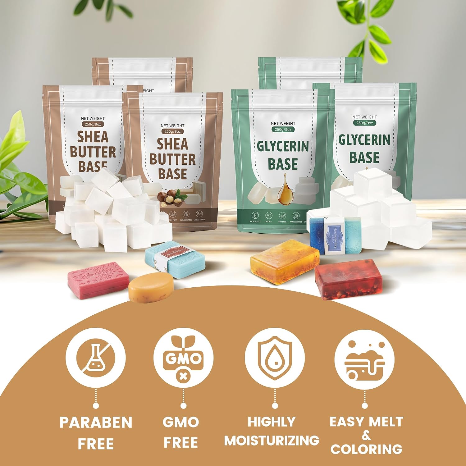 Deluxe Soap Making Kit for Adults DIY Soaps | All in One Soap Making Supplies Including Soap Melter, 4.4 lbs Soap
