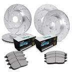 R1 Concepts Front and Rear Brake Kit Fits 2015-2020 Audi A3