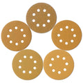 5-Inch 8-Hole Hook and Loop Sanding Discs, Orbital Sander Sandpaper Discs, 100 Pieces Round Sandpaper Set Include 60