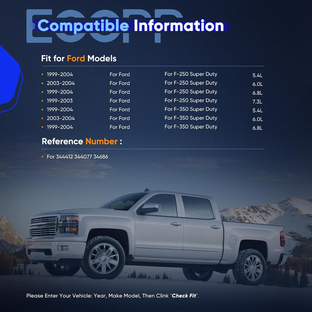 Shocks for Ford, ECCPP 2x Front Shocks for Ford F-250 Super Duty 1999-2004