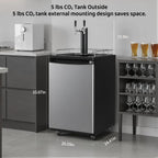 Commercial Draft Beer Kegerator, Keg Refrigerator for D System