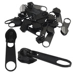 100 Pack #5 Zipper Sliders Replacement, Black