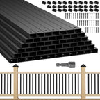 60 Pack 32" Deck Balusters, Metal Balusters for Deck Railing