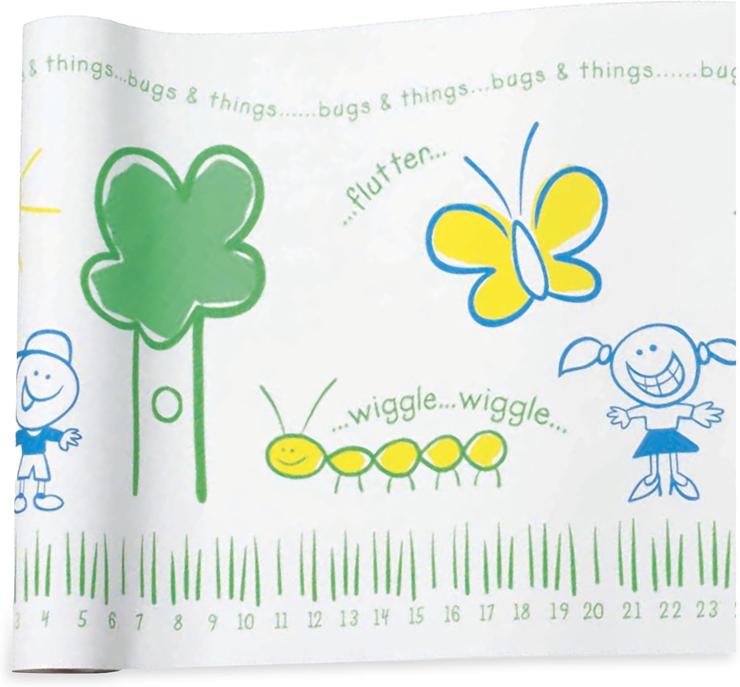 Exam Table Paper, Barrier Protection, White, 21 in x 225 ft, 6 ct | Smooth Pediatric Table Paper
