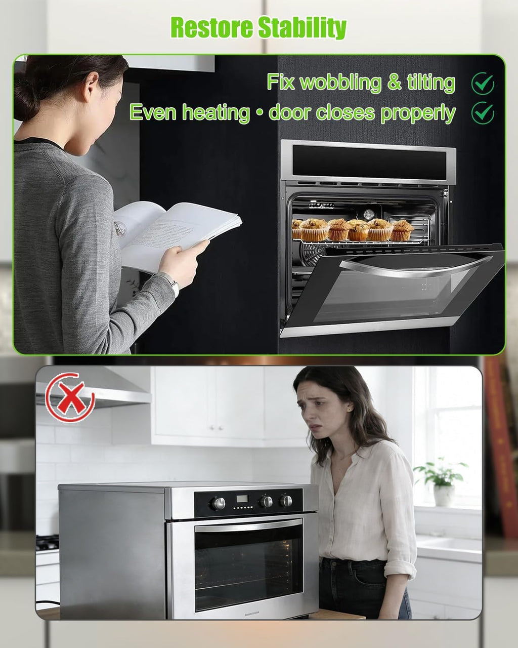 WP74002557 Oven Range Leveling Leg Fit for Whirlpool Maytag KitchenAid