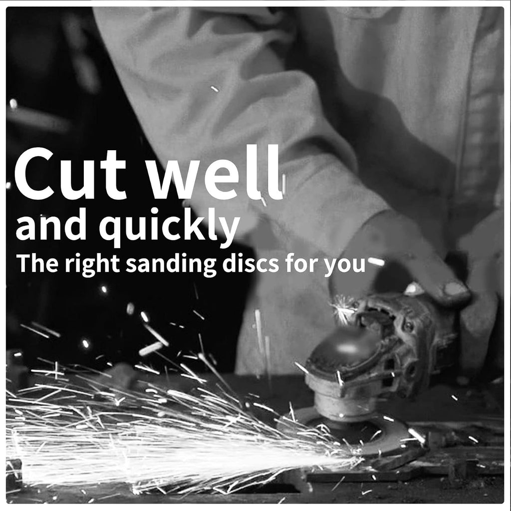 5 Inch Sanding Discs Hook and Loop | 60/80/120/220/320 Grit Sandpaper Assortment | Orbital Sander Pads | Sand Paper