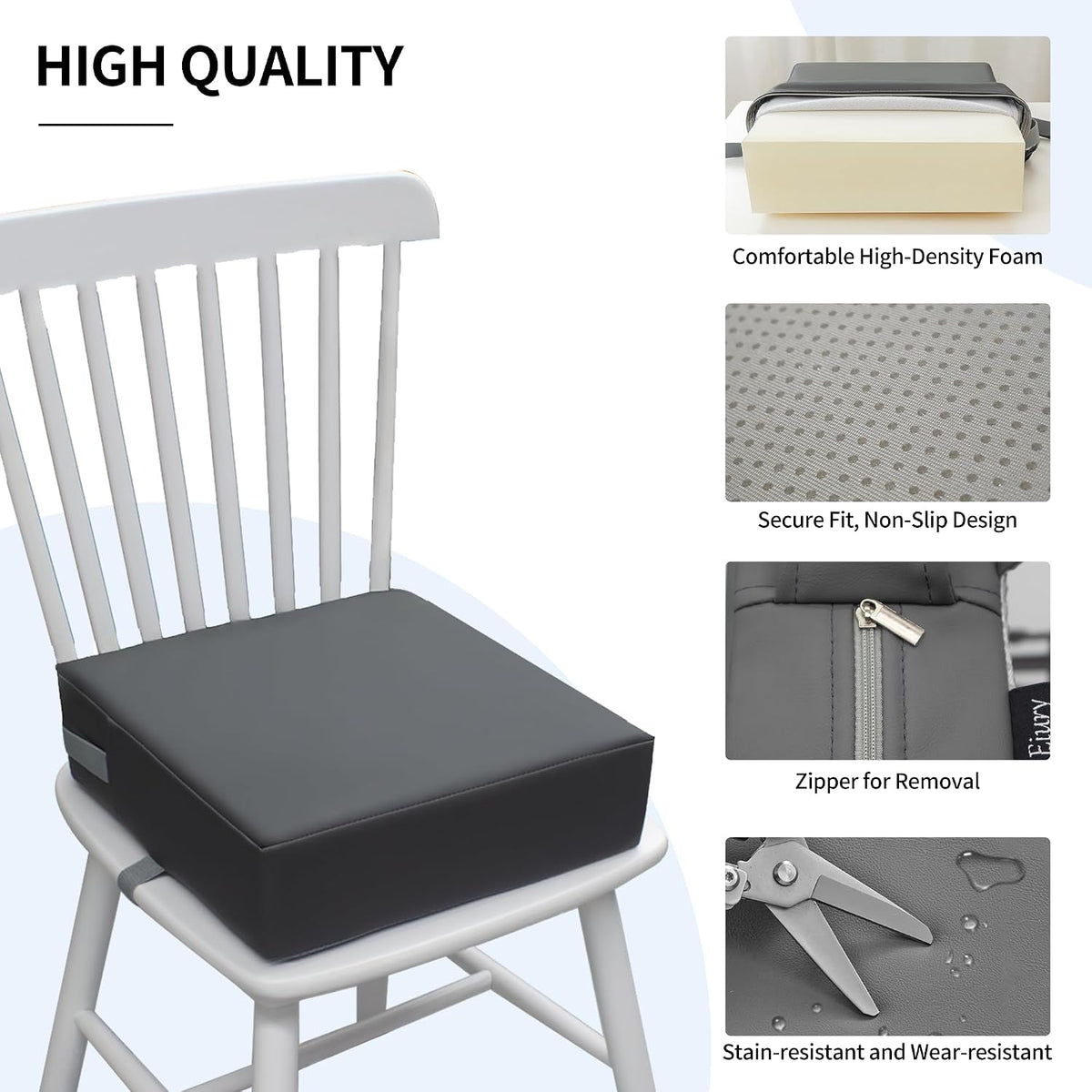 Toddler Booster Seat for Dining Table, Booster Seat for Kitchen Chair