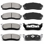 8pc Brake Pads Compatible with 2002-2005 Ford Explorer