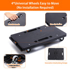 Moving Furniture Dolly 2-Pack, Connectable 500lbs Flat Cart