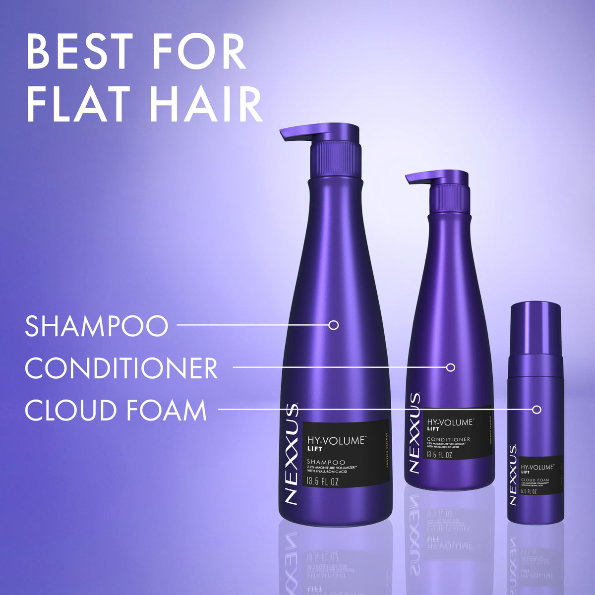 HY-VOLUME Shampoo for Weightless Lift 13.5 oz