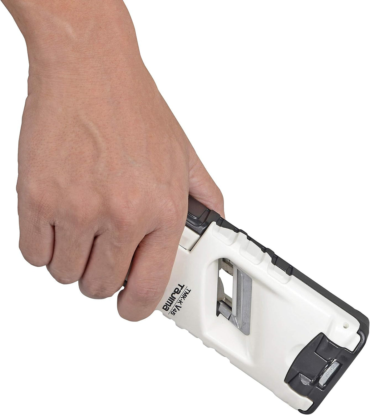 TAJIMA Drywall Chamfer - 130mm Adjustable Width 45 Degree Chamfer Tool with Ceramic Blade & Die-Cast Aluminum Base - TMK-KV45