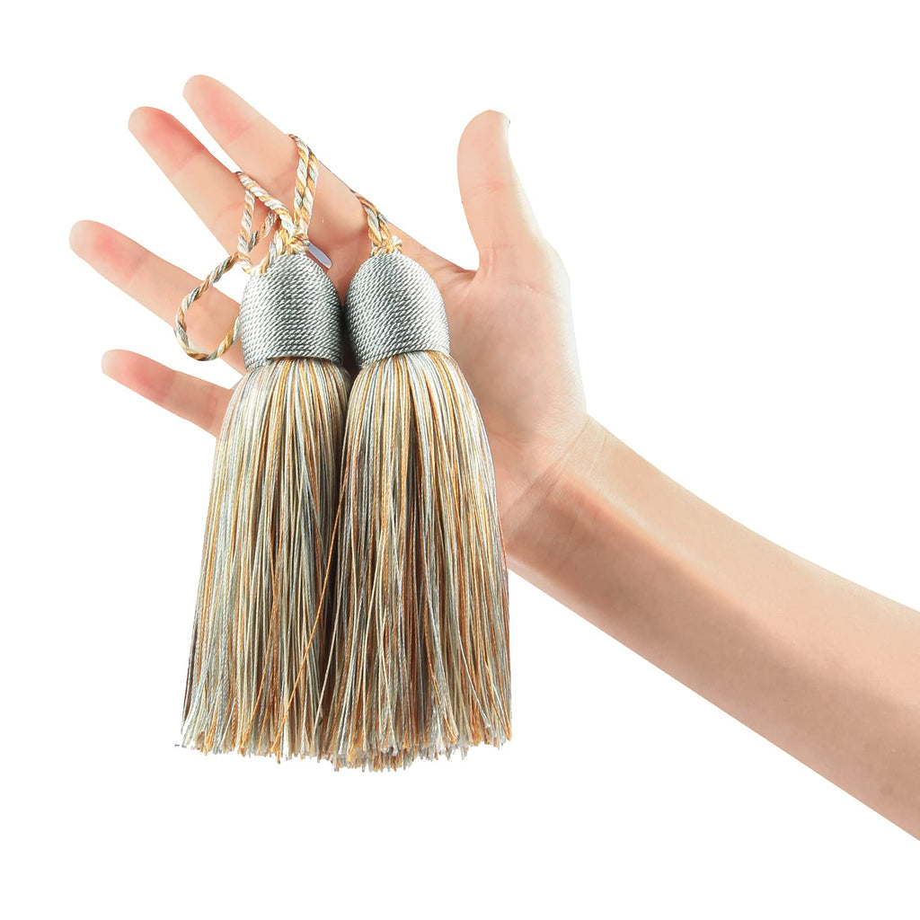 2Pcs Key Tassel with Loop DIY Handmade Craft Accessories