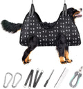Pet Dog Grooming Hammock Harness for Nail Trimming (XXL 120lb), Dog Sling for Easy Clipping with Nail Clippers and File